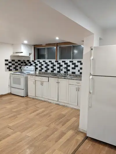 Bright one bedroom basement apartment available from July 1st