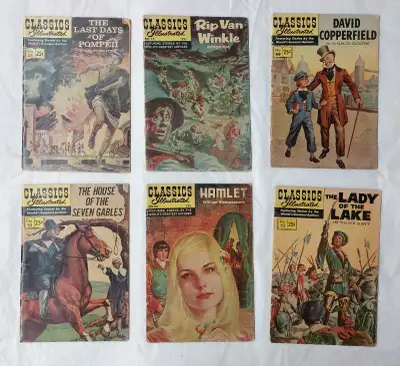  Classic Illustrated Comic books lot, View more