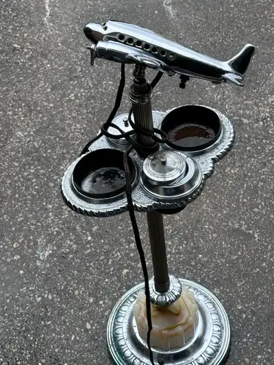vintage airplane ashtray, View more