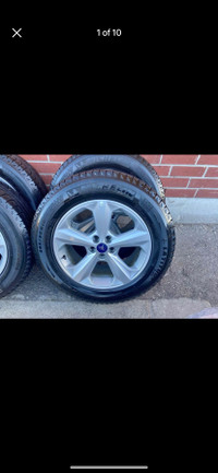 Set of 4 MICHELIN winter tires OEM rims (245 60 18) pattern (5×1
