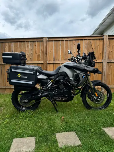 I'm selling my 2009 BMW F800GS, a versatile adventure motorcycle perfect for both on and off-road ad...