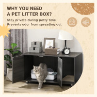 Cat Litter Box Enclosure, 