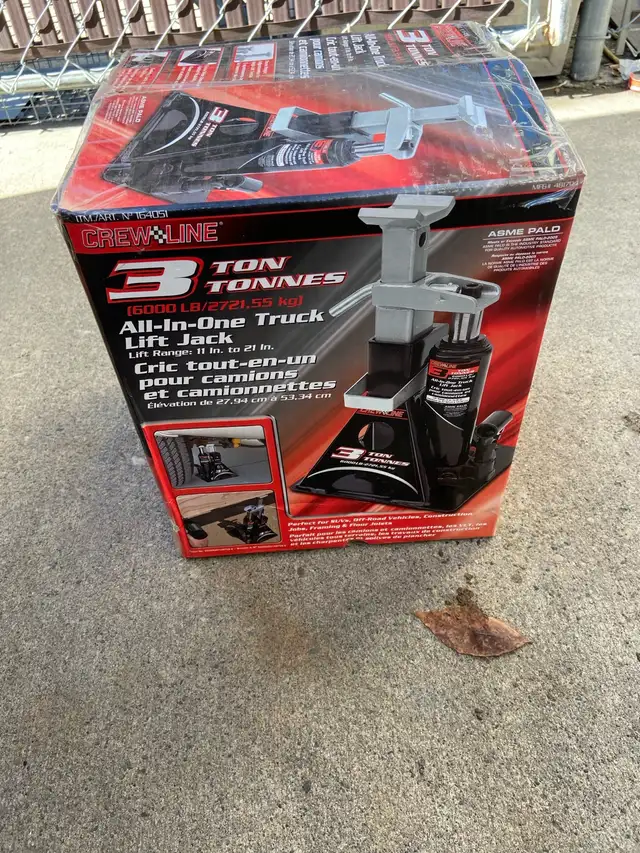 Crew Line 3 Ton All-In-One Truck Lift Jack Brand New in Tires & Rims in Edmonton - Image 2