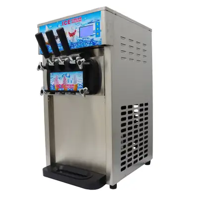 Item number: 210022 Commercial 3 Flavor Soft Ice Cream Frozen Cones Yogurt 110V Machine 210022 - htt...