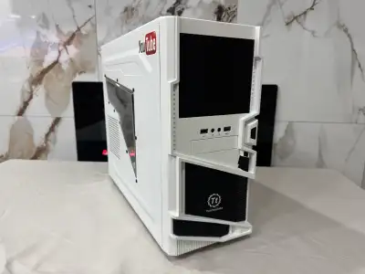 White Thermaltake Case | Clean Budget White Build Case, View more