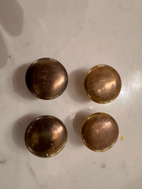 4 Brass Hickory Hardware solid brass knobs