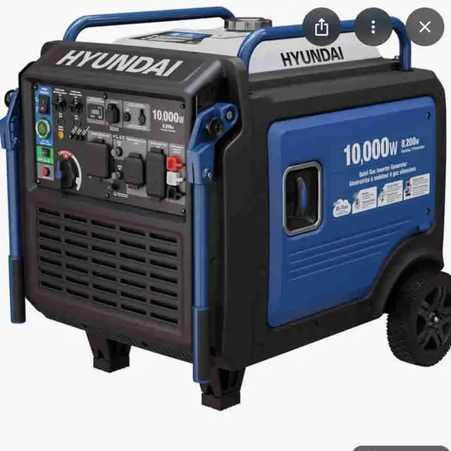 HYUNDAI 10,000WGasoline InverterGenerator with ElectricStart in Other in Calgary - Image 2