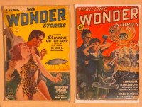 Thrilling Wonder Stories pulp stories from 1941 and 1950