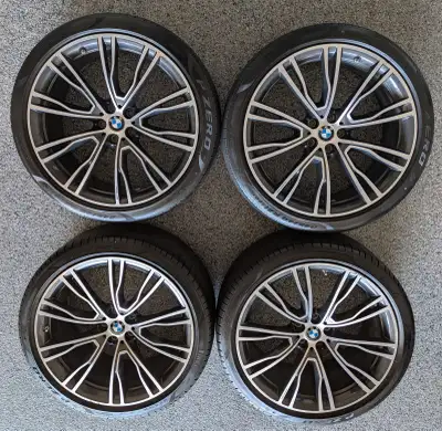 * Set of 4 BMW Summer Wheels & Tires (245/40-R21) * Equivalent to 245/50-R19 * Part Number: 36108043...
