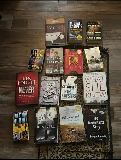 Mixed Lot of Novels - Elizabeth Berg, Michael Connelly +, View more