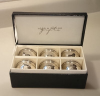 Vintage Lord & Taylor Silverplated Napkin Rings