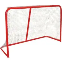Hockey goal Net.  TEKK size 36"x48" 2" Steel Post Indoor/Outdoor