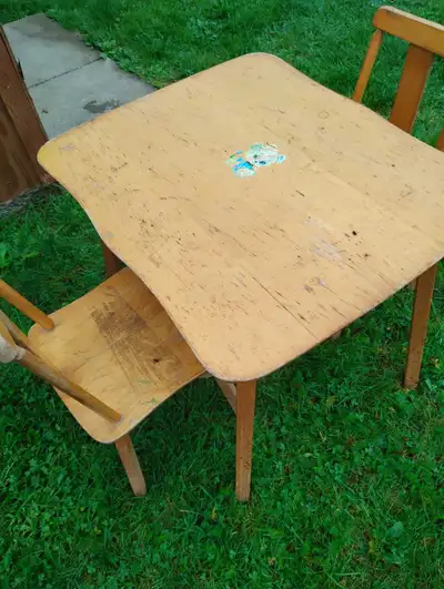 Vintage Children's Table and Chairs Set, View more