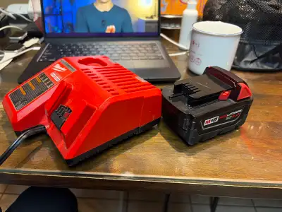 Milwaukee M18 Battery and Charger, View more