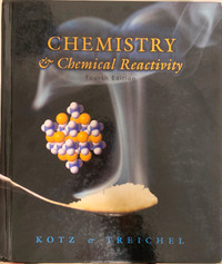 Chemistry and Chemical Reactivity, Kotz, fourth edition