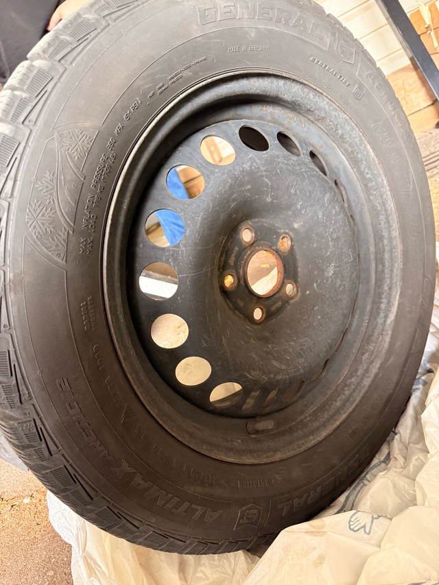 set of 4 winter tires 215/60 R16 in Tires & Rims in Brantford