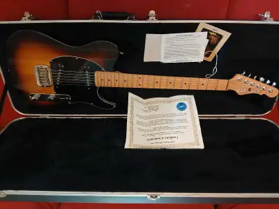 Pre cnc bi cut maple neck, alder tobacco burst body excellent condition