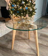 Glass Side table