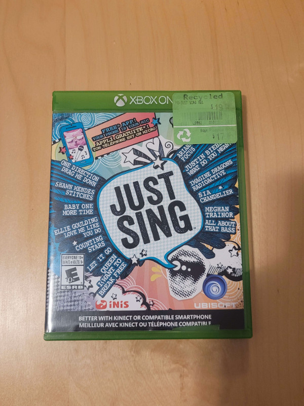 Xbox one Just sing video game in XBOX One in City of Toronto