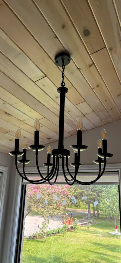 Light fixture with LED bulbs, View more