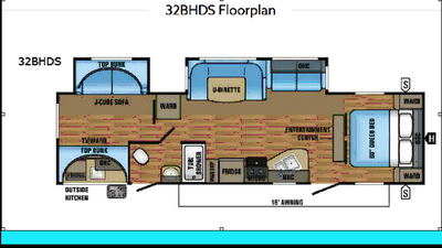 2017 Jayco JayFlight 32BHDS Bumper Hitch Travel Trailer This immaculate and meticulously cared for t...