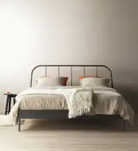 *Free Delivery / Ikea Metal Double Bedframe [No Mattress] 