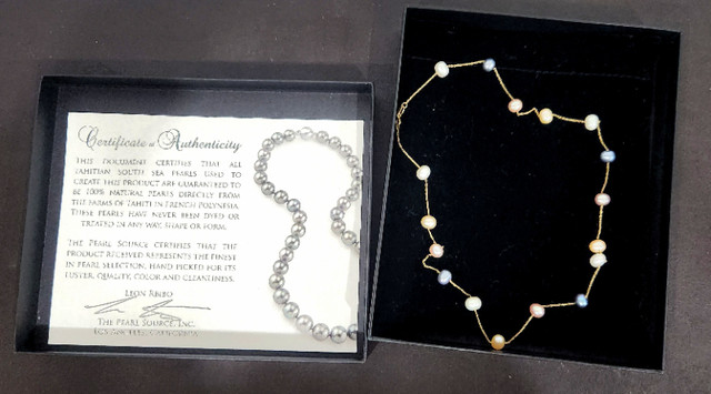 Pearl and Gold Necklace, R H Macy and Company in Jewellery & Watches in Kitchener / Waterloo - Image 3