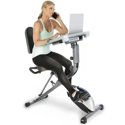 EXERPEUTIC WORKFIT 7150 1000 Adjustable Exersize Desk Bike, View more
