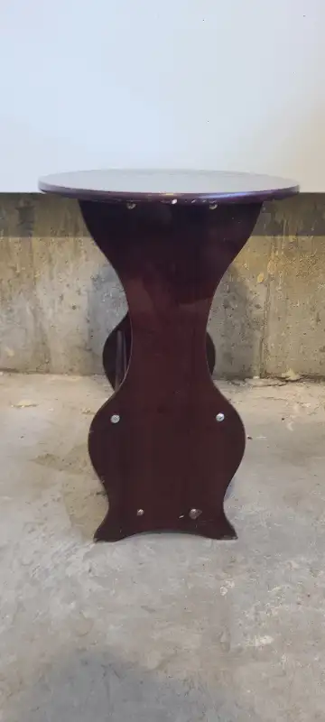 Oval Wood Nightstand/Table, View more