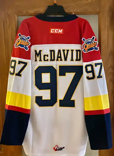 Connor Mcdavid Erie Otters Jersey (New) XL, View more