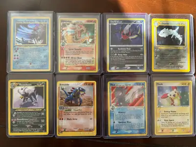 Pokemon 8 card lot (Goldstar and vintage), View more