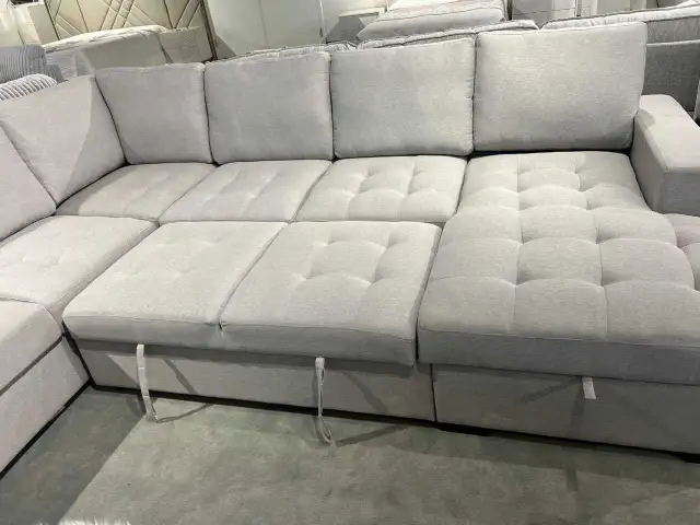 U Shape Sofa Bed w/ Storage – New Arrival | Free Delivery in Couches & Futons in Owen Sound - Image 5