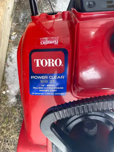 Toro Snowblower, View more