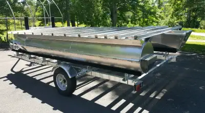 15 ft x 8 ft pontoon boat deck / boat dock kit Don't miss out to be on a pontoon boat because you ca...