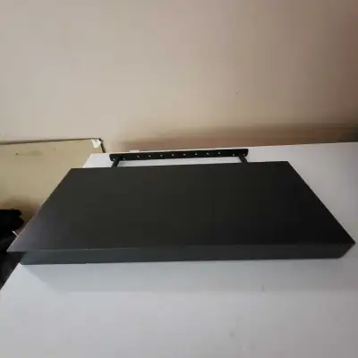 Black Floating wall shelf in great condition! 2 ft long x 10 ft wide It's perfect for adding some ex...