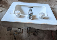 Porcelain vanity sink