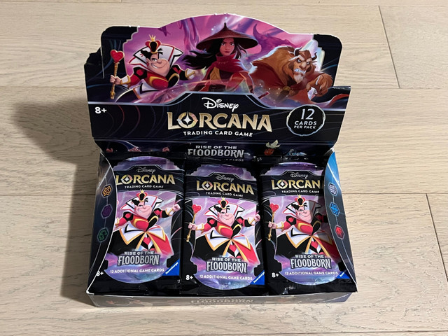 Disney Lorcana TCG Chapter 2 Rise of the Floodborn booster packs in Toys & Games in Vancouver - Image 3