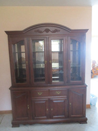 China Cabinet with display light  $350 obo
