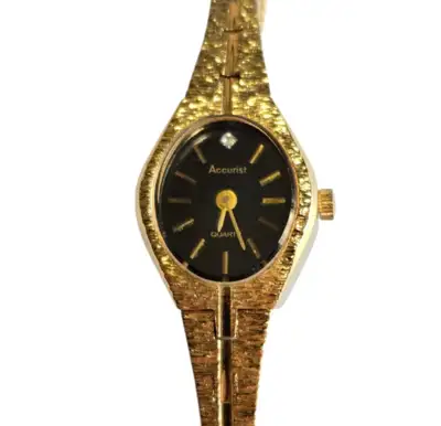 Vintage Accurist Gold-Plated Women's Watch, View more