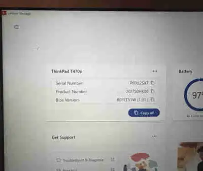 Lenovo ThinkPad T470p developer’s laptop core i7-7820HQ 32 GB, View more