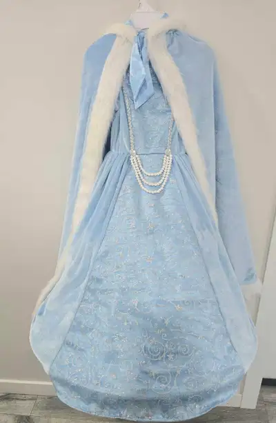 6-8yrs old- Dream Play Imagine Light Blue Velour Princess Dress , View more