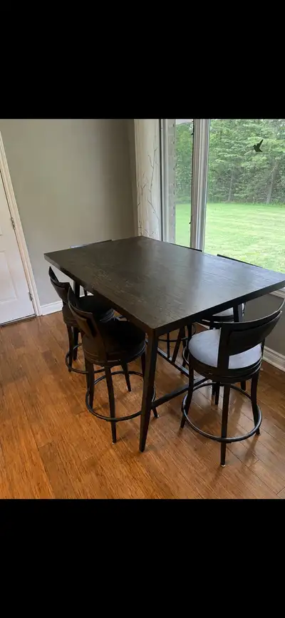 Rustic Wood Dining Set -Table & 6 Chairs , View more