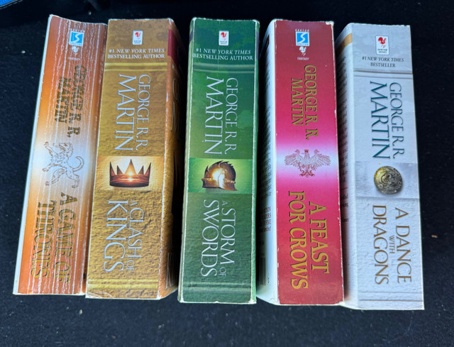 A Game of Thrones 5 book series - price for all! in Fiction in Ottawa - Image 3