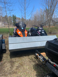 2012 arctic cat xf800 and 2004 skidoo 500ss with trailer 
