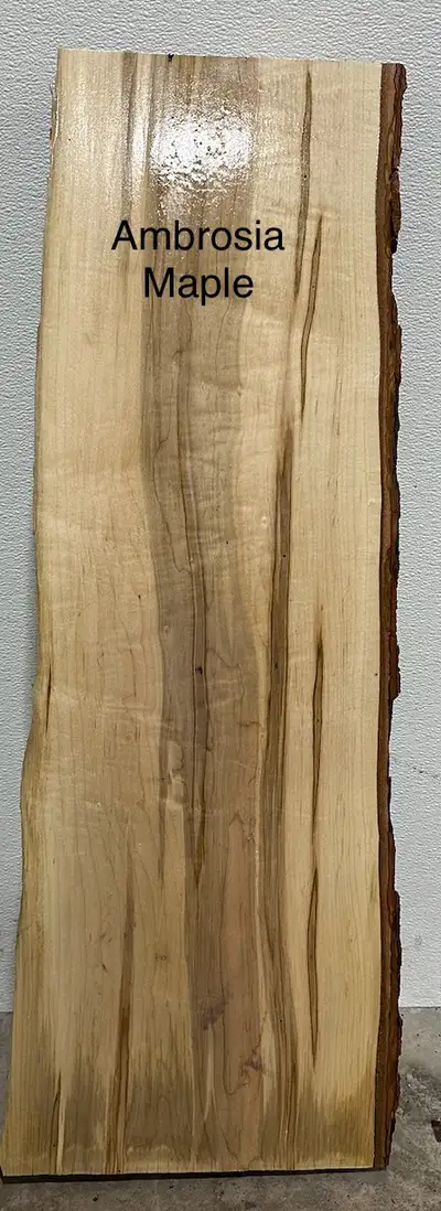 Ambrosia Maple lumber or live edge , View more