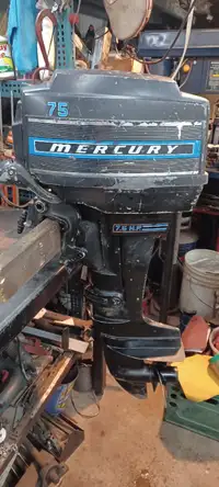 moteur mercury 7.5 bateau marin hord bord
