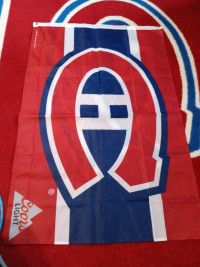 NEW COLLECTIBLE 2X3FT MONTREAL CANADIENS HABS FLAG BANNER