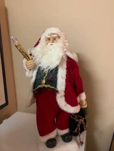 Animated Singing Santa Claus Christmas Figure, View more