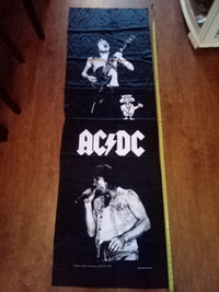 *Very Rare* Vintage 1988 ACDC Banner-Wall Hanging.