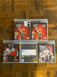 Various WWE PS3 Games